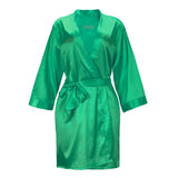 Klaiyi Free Gifts For Order Over $199 , Includes Random 1 Gifts :  Luxurious Green Silk Night Robe , Skirt  Flash Sale