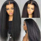 Klaiyi  Pre-Cut Wear & Go Lace Jerry Curly or Body Wave Kinky Edge Wig  Flash Sale