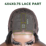Wigs Under $100  | Klaiyi Burgundy Body Wave/Straight/Curly Lace Part Human Hair Wig Flash Sale