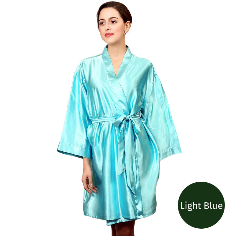 Black Friday Pre Sale Gift Luxurious Silk Robe Sexy Nightwear Multiple Colors Available | Free Gift