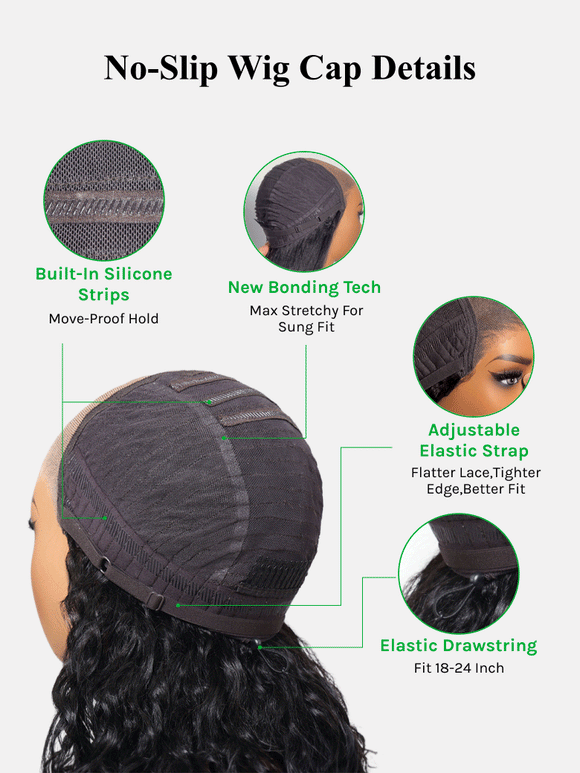 Klaiyi Yaki Straight Put On and Go Glueless Lace Wigs 7x5 Bye Bye Knots Human Hair Lace Wig