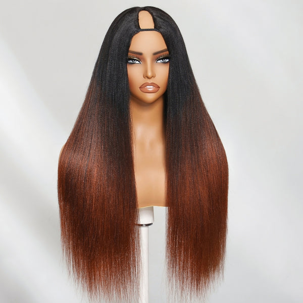 v part wig front angle