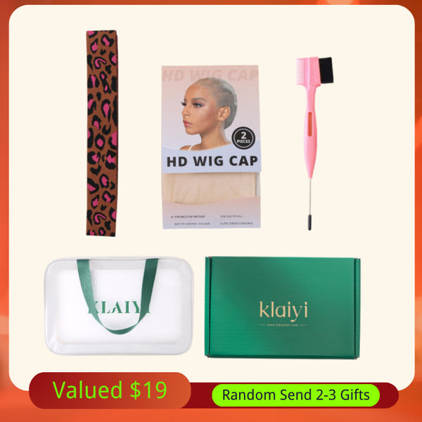 Klaiyi Free Gifts Package For Every Order, Random Send 2-3 Gifts Valued $19