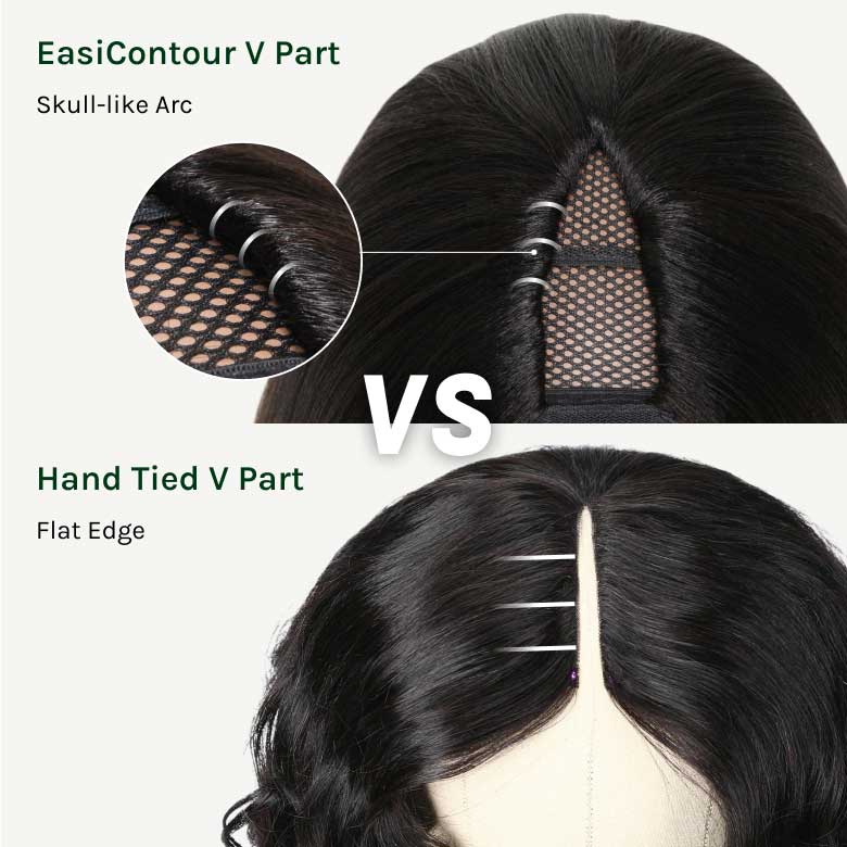 Klaiyi Kinky Curly V Part Wig Virgin Human Hair Real Scalp Great Protective Beginner Friendly Wig Flash Sale