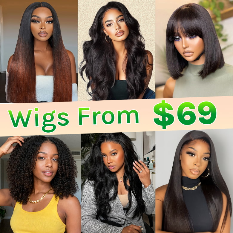 Wigs From $69 | Klaiyi Wedding Season Sale Special Offer Mega Sale Limited Stock Flash Sale