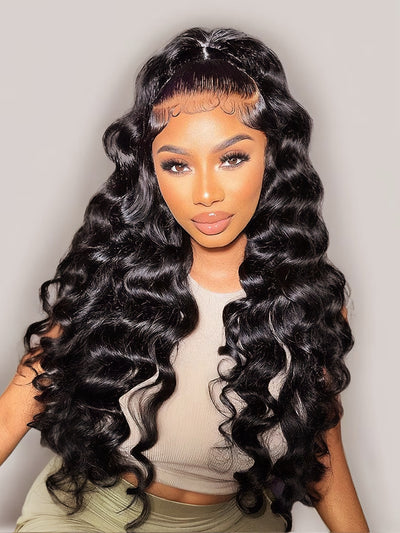 Klaiyi 360 Lace Water Wave Wig Pre-Everything With Invisi Drawstring