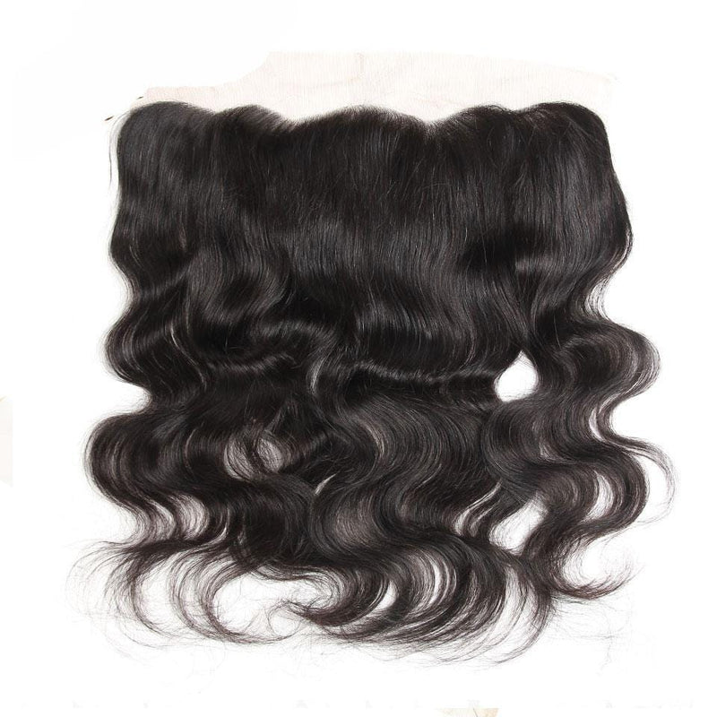 Klaiyi Body Wave Lace Frontal Closure Deals, 13*4 Ear to Ear, Free Part, 100% Virgin Human Hair