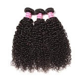 8A 4 Bundles Indian Curly Hair with Ear to Ear Lace Frontal Closure-Klaiyi Hair