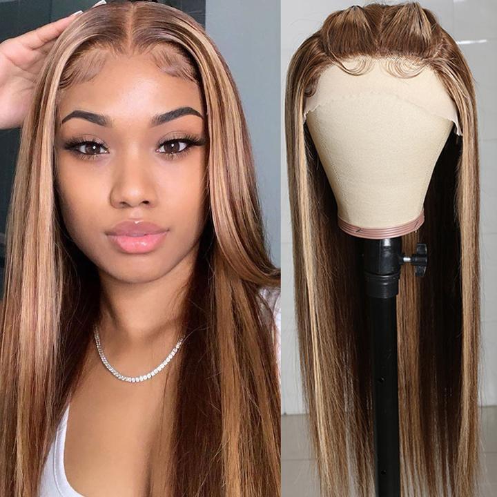 Full Curly T Part Lace Wig & Highlight Three Part Lace Wig- Combo Flash Sale