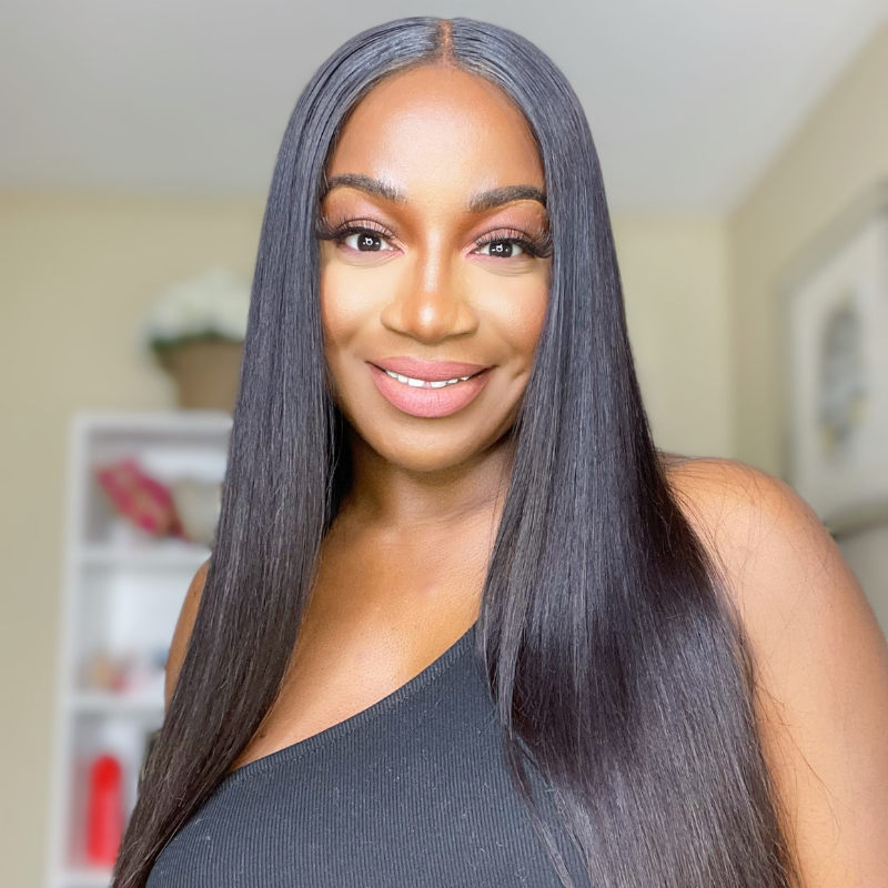 1-3 B-Days Delivery Cleanrance | Klaiyi Hottest Glueless V Part Wigs Body Wave/Jerry Curly/Kinky Straight/Straight Flash Sale