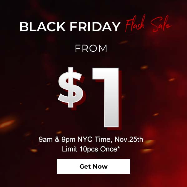 Black Friday| From $1 Virgin Human Hair Bundles Flash Sale! Limit 1pc/ Person