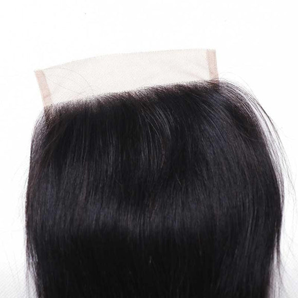 Ombre T1B/4/27 Human Hair Lace Closure 4*4 Straight Hair Closure-Klaiyi Hair