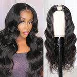 $100 OFF | Code: SAVE100 Real Scalp Body Wave Glueless U Part Wig