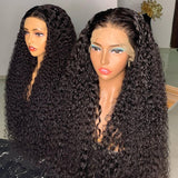 Klaiyi 250% Density Curly 13x4 HD Lace Front Wig Glueless for Women Flash Sale