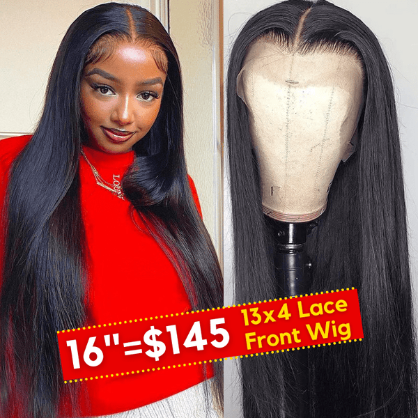 Flash Sale For 13*4 Lace Front Wigs Straight Youth Series Human Hair Wigs 150% Density