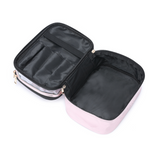 Klaiyi Exclusive Double Layer Makeup Bag Travel Cosmetic Cases