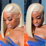 Klaiyi Autumn Trends Low to $99 Blonde Lace Closure Bob Wig Flash Sale