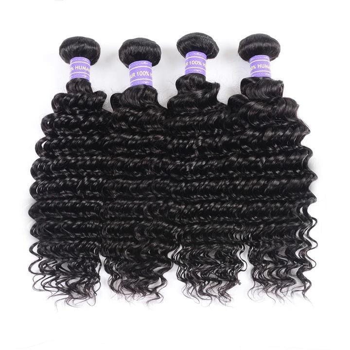 Black Color Human Hair 4 Bundles Flash Sale Low To $58.99, Limited Stock!