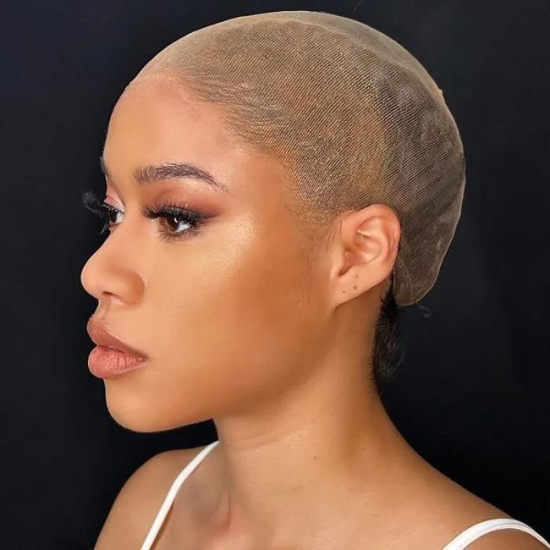 Klaiyi 4 Pieces Wig Caps Invisible HD Wig Cap Super Soft and Breathable Innovation Series Flash Sale