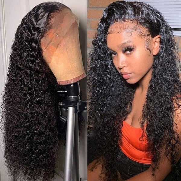 BOGO Free: Buy 13*4 HD Curly Lace Front Wig Get Glueless U Part Wig Flash Sale