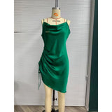 Klaiyi Exclusive Free Gift For Kinky Edge Wigs, Values $19.9, Luscious Silky slip dress
