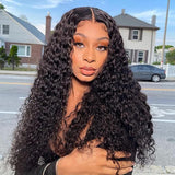 Sencond Wig Only $10 | Air Wig Jerry Curly V Part Wigs Real Scalp No Leave Out Flash Sale