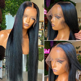Klaiyi 250% Density Bone Straight 13x4 HD Lace Front Wig Glueless Human Hair Flash Sale