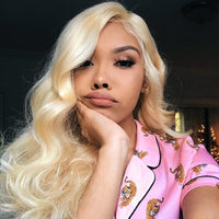 Klaiyi Malaysian Body Wave Blonde Hair Weaves 613 Color 3 Bundles 100% Human Hair