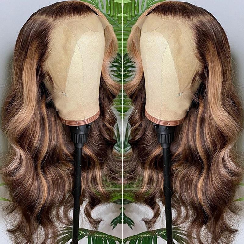 Brand Day Highlight Color Lace Front Wig Flash Sale