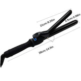 1500 Points | Professional Series Curling Iron 1.25 inch Dual Voltage for Traveling, Hair Waving Style Tool