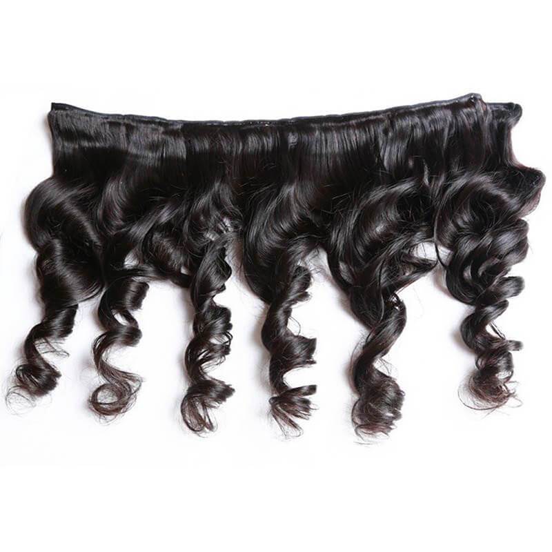 Klaiyi 4 Bundles Malaysian Loose Wave Virgin Hair Weaves