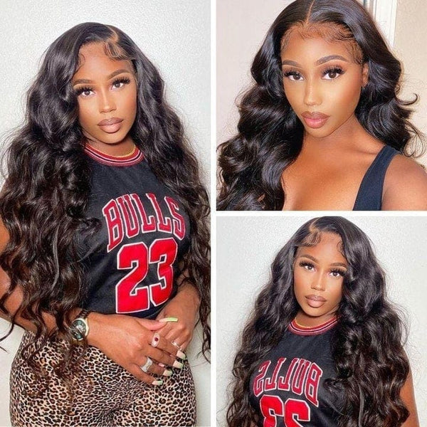 BOGO Free: Buy 13*4 HD Body Wave Lace Front Wig Get Glueless U Part Wig Flash Sale