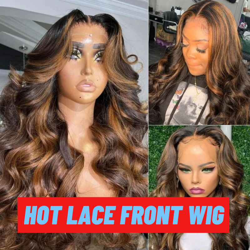Balayage Color Lace Front Wig Flash Sale