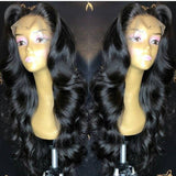 Klaiyi 13x4 HD Invisible Transparent Lace Front Body Wave Human Hair Wigs