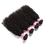 4 Bundles Malaysian Curly Hair with Ear to Ear Lace Frontal Closure-Klaiyi Hair
