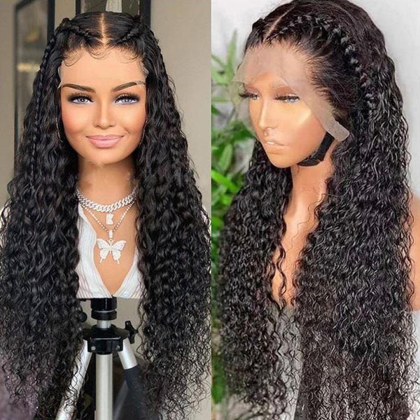 YouTuber Highly Recommended Curly 13x4 Lace Front Wig 180% Density Flash Sale