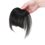 Klaiyi Clip In Bangs Straight Extensions Human Hair