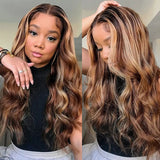 $100 OFF | Code: SAVE100 Ombre Highlight Body Wave Or Jerry Curly Lace Front Wig
