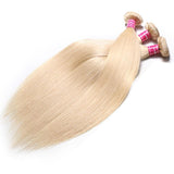 Klaiyi Malaysian Straight Hair Weave Bundles Color 613 Blonde Hair 100% Human Hair Weaving 3pcs/lot Free Shippping