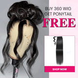 Flash Sale | Buy 360 Lace Wig Get Ponytail for Free