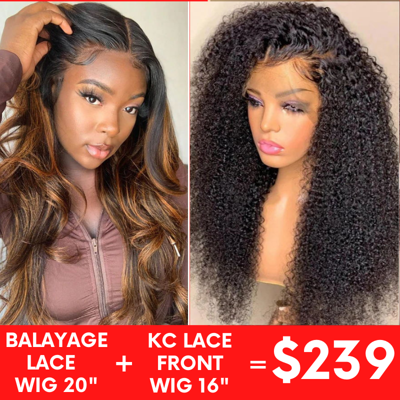 Klaiyi Exlusive Offer Two Wigs Combo Deals from $99 Flash Sale
