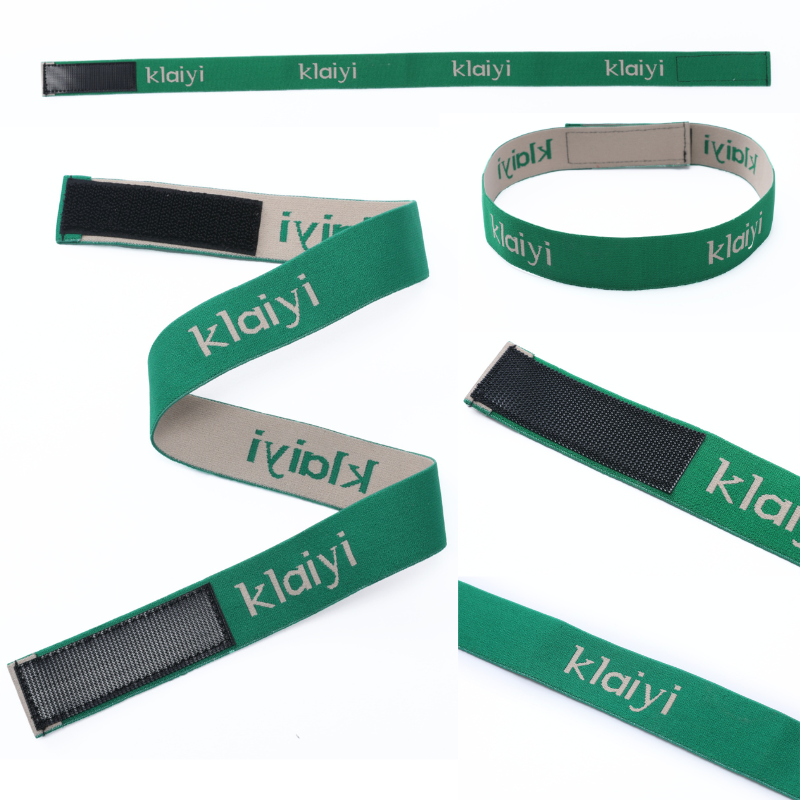 Klaiyi Exclusive Customize Elastic Headband With Adjust Band For Closure Frontal Wigs Lay Down(1 piece)