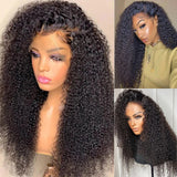 $50 OFF Full $51 | Code: SAVE50 Klaiyi Special Offer Kinky Curly 13x4 Lace Front Virgin Human Hair Flash Sale
