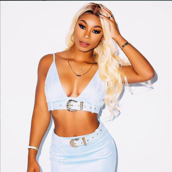 Klaiyi 1B/613 T color 13*4 Body Wave Lace Frontal Closure on Deals