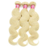 Klaiyi Indian Body Wave Blonde Hair Weaves 613 Color 3 Bundles 100%  Human Hair Weave-Klaiyi Hair