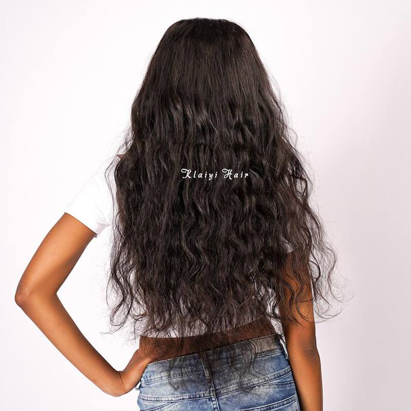 Klaiyi Body Wave Lace Frontal Closure Deals, 13*4 Ear to Ear, Free Part, 100% Virgin Human Hair