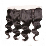 Klaiyi Body Wave Lace Frontal Closure Deals, 13*4 Ear to Ear, Free Part, 100% Virgin Human Hair