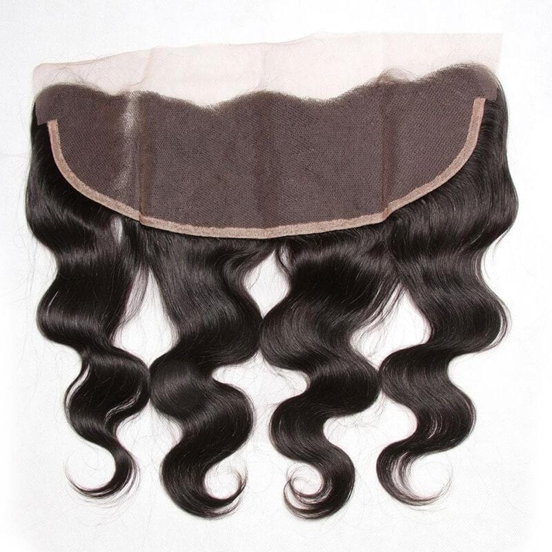 Klaiyi Body Wave Lace Frontal Closure Deals, 13*4 Ear to Ear, Free Part, 100% Virgin Human Hair