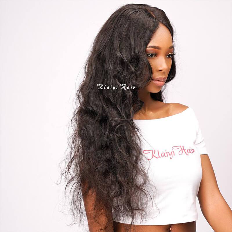 Klaiyi Hair 4 Bundles Body Wave 100% Virgin Human Hair Bundles Deal