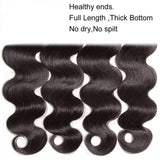 Klaiyi Hair 4Pcs/pack Peruvian Body Wave Virgin Human Hair